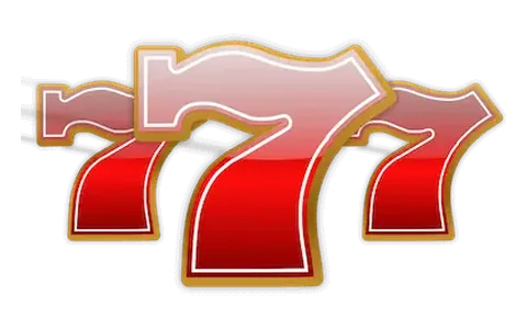 Tres sietes rojos, el símbolo clásico de las tragaperras