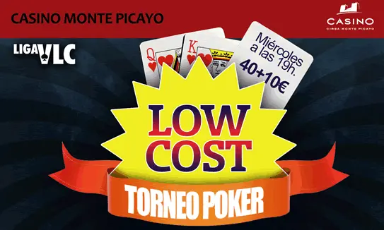 Torneo poker Low Cost casino Monte Picayo 2 de abril